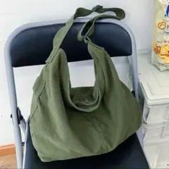 ニュースペーパーバッグ ショルダーバッグ トート ヴィンテージ カーキ 古着