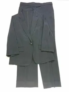 ★ルー ru ストライプ セットアップスーツ ネイビー系 LL レディース