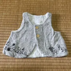 ムーミン ベビーベスト 50-70cm グレー