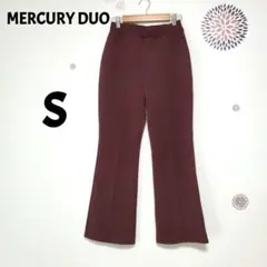 MERCURY DUO カットフレアパンツ ブラウン Sのサムネイル