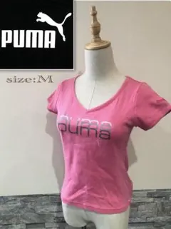 ＊ 訳あり特価　PUMA プーマ　Tシャツ　M ピンク　スポーツ