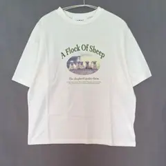 ★nemne★　A Flock Of Sheep Tシャツ アイボリー　　M