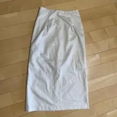 スカート　レザー風