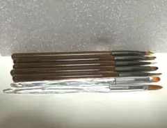 【新品未使用】 ネイルブラシ 7本セットのサムネイル