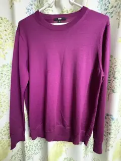 UNIQLO エクストラファインメリノ クルーネックセーター
