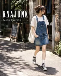 RNAJUNK デニム サロペット ジャンパースカート Mのサムネイル