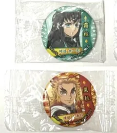 鬼滅の刃 くら寿司 びっくらポン びっくらぽん 缶バッジ 時透無一郎 煉獄杏寿郎