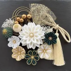 No.51 つまみ細工　髪飾り