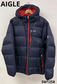AIGLE フード付きダウンジャケット