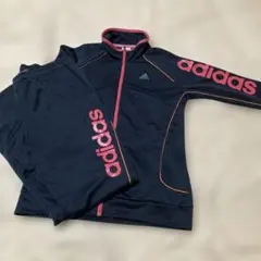 サイズOT (身長167〜173) adidas ジャージ上下セット　ネイビー