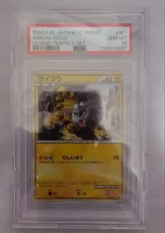 PSA10 POP329 ライコウ ホロ 2002 裂けた大地 カードe 1ed PSA10 POP329 ライコウ ホロ 2002 裂けた大地 カードe 1ed - メルカリ