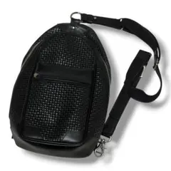 【美品 ブラックパイソン】カツユキコダマ　ボディバッグ　黒　本革 美品 ブラックパイソン】カツユキコダマ ボディバッグ 黒 本革 - メルカリ