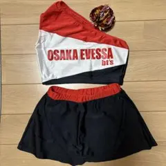 OSAKA EVESSA チア ウェア サイズ 5 赤黒