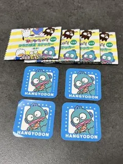 サンリオ はぴだんぶい スシロー コラボ限定　ステッカー　ハンギョドン4枚セット