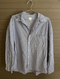 Ungrid ストライプ 長袖シャツ