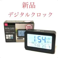 ■新品■温湿度付 デジタル時計■アラーム・スヌーズ・カレンダー・ライト