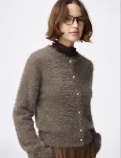 guシャイニークルーネックカーディガンZ