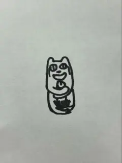 自分のち○こを抱く猫
