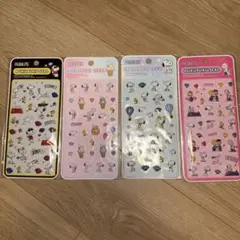 ぷくぷくシール PEANUTS スヌーピー　4枚セット