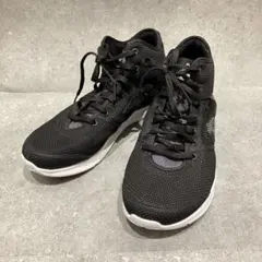 【未使用級】Reebok ブラック ハイカット ランニングシューズ　【24.5】
