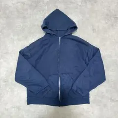 80s 90s ダブルフェイスジップパーカー 裏サーマルパーカー USA製