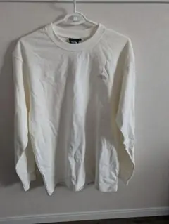 TNF ロングスリーブ ヌプシ コットンティー M オフホワイト NT32345