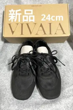 VIVAIA [Cristina]レースアップ サテン スニーカー24cm