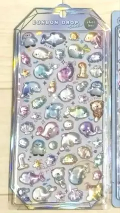 らめーるボンボンボンボンドロップシール シャーベット