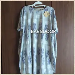 《新品タグ付き》BARNDOOR 半袖 ワンピース 花柄 グレーのサムネイル