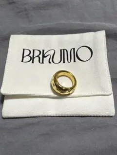 未使用BRKUMO HO ring(onyx)(gold) 11号 - メルカリ