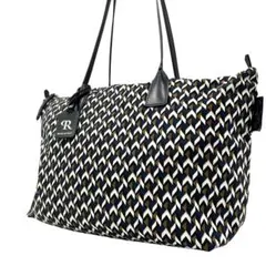 【美品】ロベルタピエリ タタミ トートバッグ ネイビー A4