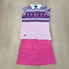 PG パーリーゲイツ ポロシャツとスカートセット - メルカリ