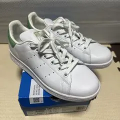 アディダス スタンスミス 22.5 白 緑