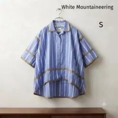 希少White Mountaineeringストライプシャツ オーバーサイズSのサムネイル