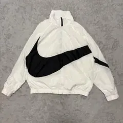 NIKE ナイロンジャケット ジップアップ ビッグスウォッシュ XL CE44