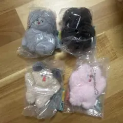 猫原商店のちょこんとぬいぐるみキーホルダー　4種セット