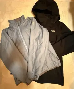 ノースフェイス2枚セット　マウンテンジャケット　中綿ジャケット　ハイベント　黒M