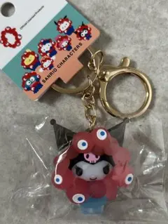 サンリオミャクミャクなりきり立体マスコット クリアカラー キーホルダー　クロミ