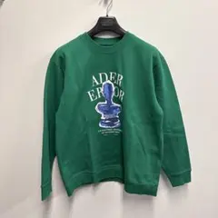 【ADERERROR】 sweatshirt スウエット　グリーン