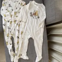 H&M プーさんロンパース 12-18M（2着セット）