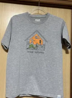 BAMBOO SOKKAN プリントTシャツ グレー　Mサイズ