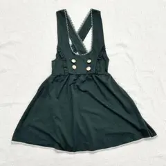 【axes femme】ダークグリーン ノースリーブワンピース 秋 未使用品