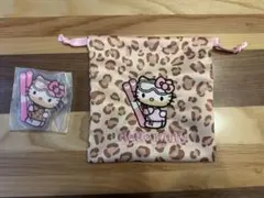 Sweet 3月号 増刊 付録 雪焼け♡ハローキティ　ポーチ&スマホグリップ