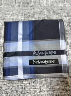 【新品】イヴ・サンローランメンズハンカチ１枚