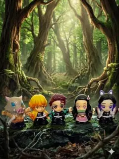 鬼滅の刃　ミニフィギュア５体セット