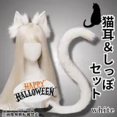 ネコ耳 しっぽ セット ハロウィン 文化祭 コスプレ 仮装イベント 仮装グッズ猫