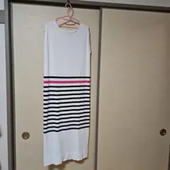 Anne Coquine ノースリーブニットワンピース