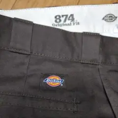 ディッキーズ 874 ダークブラウン　32✕32