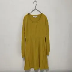 【ROPÉ PICNIC】ニットワンピース 長袖　レーヨン　アクリル【38】秋