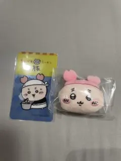 ちいかわ ラーメン豚 マスコット クリアカード　古本屋